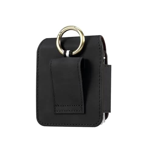 ZZ HZYISIDA Black Cell Phone Holster Pouch with Belt Clip for Motorola Razr+ 2025 & Samsung Galaxy Z Flip 7 (Nylon) thumbnail 2