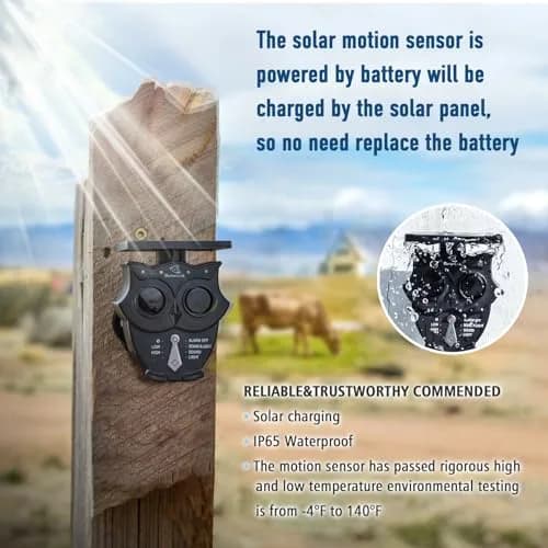 BetterLink Solar Wireless Driveway Alarm 1/2 Mile Range | 1 Receiver & 1 Sensor Grey thumbnail 3