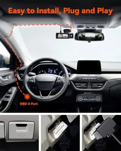 VANTRUE LED Screen OBD Hardwire Power Cable 3.05m (10ft) | Smart Low Voltage Protection for Parking Mode thumbnail 6