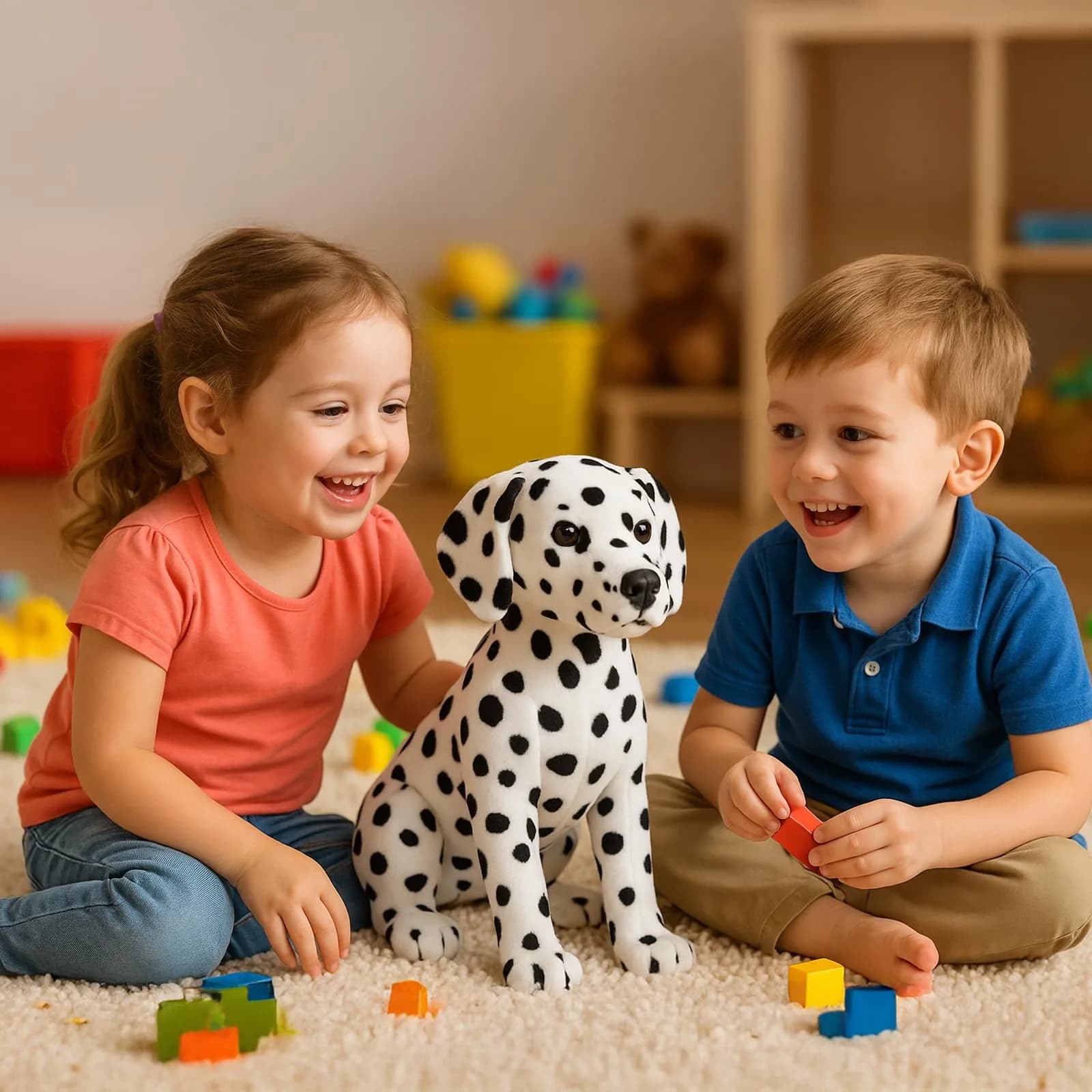 WEIGEDU Dalmatian Stuffed Animal Plush Toy 30.48 cm (12 inches) | ASTM-Tested Educational Toy - view 5