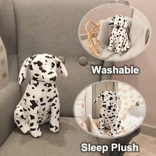 WEIGEDU Dalmatian Stuffed Animal Plush Toy 30.48 cm (12 inches) | ASTM-Tested Educational Toy thumbnail 2