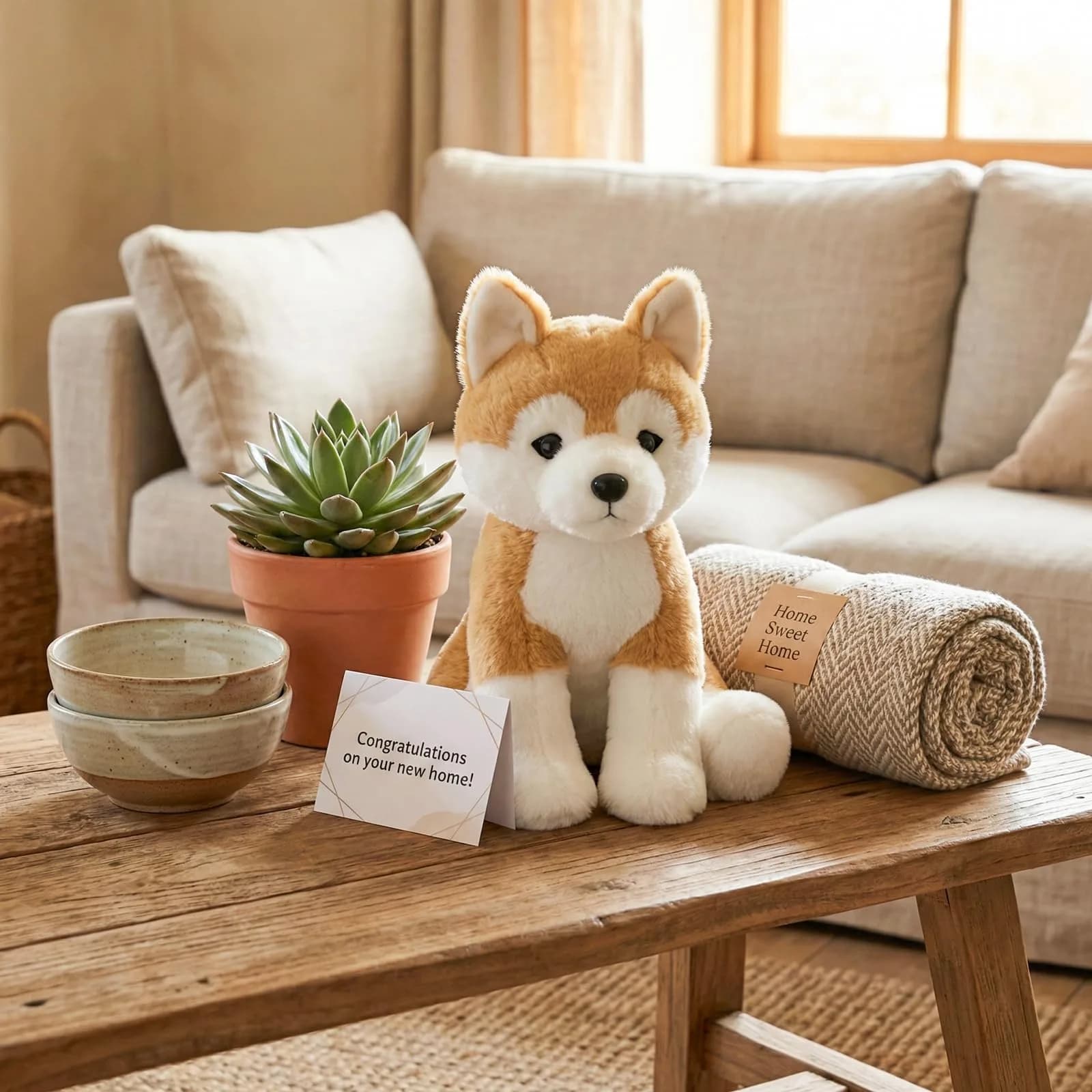 WEIGEDU Japanese Akita Shiba Stuffed Animal Plush Toy 33cm (13 inches) | ASTM-Tested Non-Toxic Toy - view 6