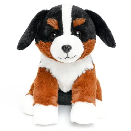 WEIGEDU Bernese Mountain Dog Stuffed Animal Puppy Plush Toy 30cm (12 Inches) | Realistic Tricolor Fur, Soft Polyester thumbnail 1