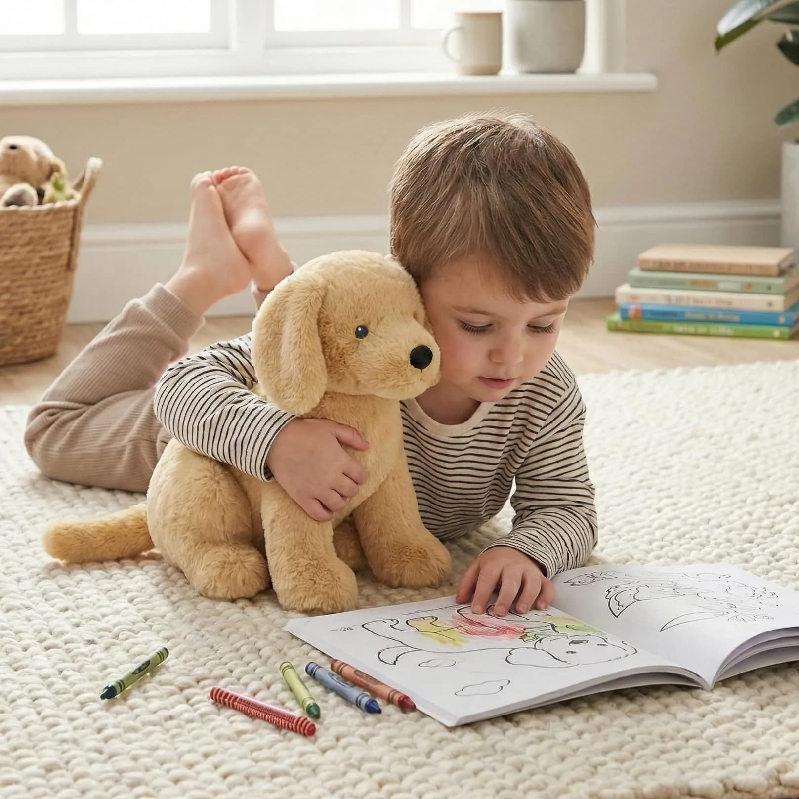 WEIGEDU Golden Retriever Stuffed Animal Dog Puppy Plush Toy 30cm (12 inch) | ASTM Tested & CPSIA Compliant - view 6
