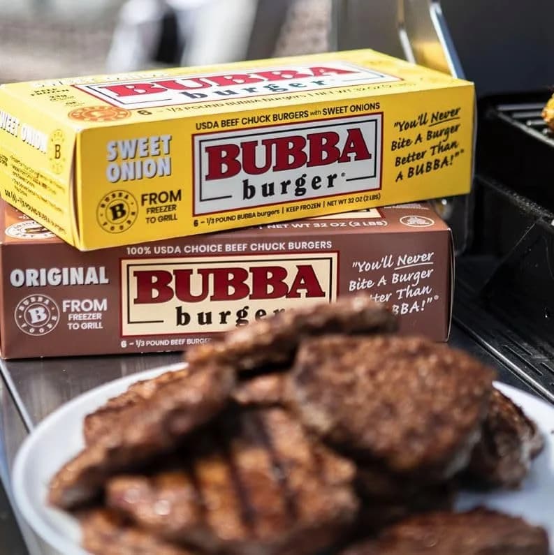 BUBBA Burger Sweet Onion Beef Patties 2 lb | USDA Choice Chuck, Frozen, Gluten-Free thumbnail 5