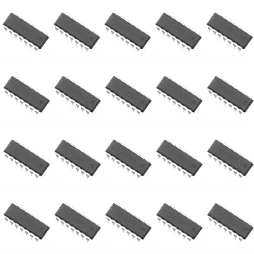 Bridgold 20pcs SN74LS04N Hex Inverter Gate IC DIP14 | Low Power Bipolar Logic thumbnail 1