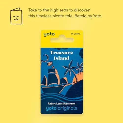 YOTO Classics Treasure Island Kids Audio Card | 8+ | Screen-Free Adventure with Parental Control thumbnail 2