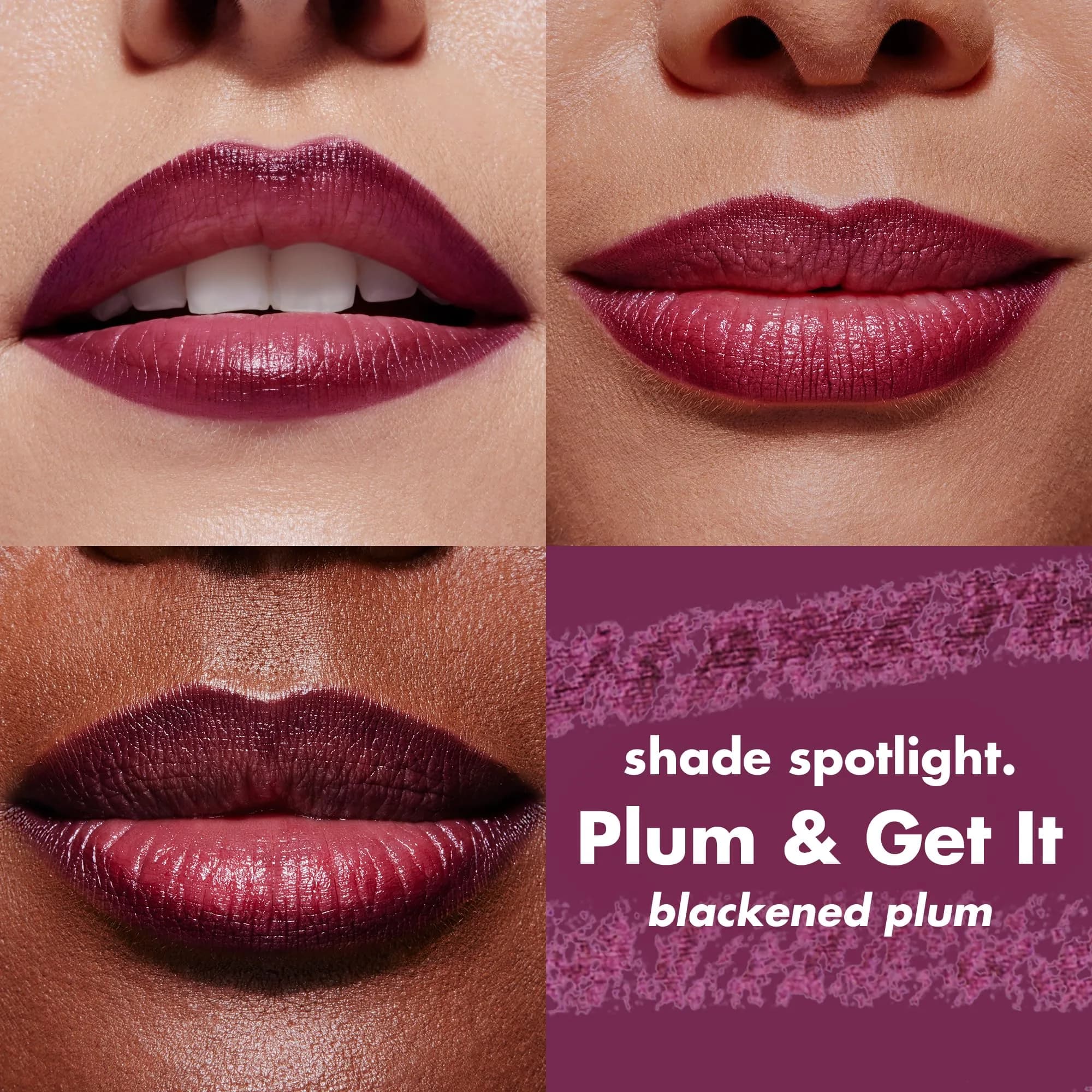 e.l.f. Cream Glide Lip Liner, Plum & Get It, 0.03 oz (0.85 g) | Smooth Semi-Matte Finish - view 2
