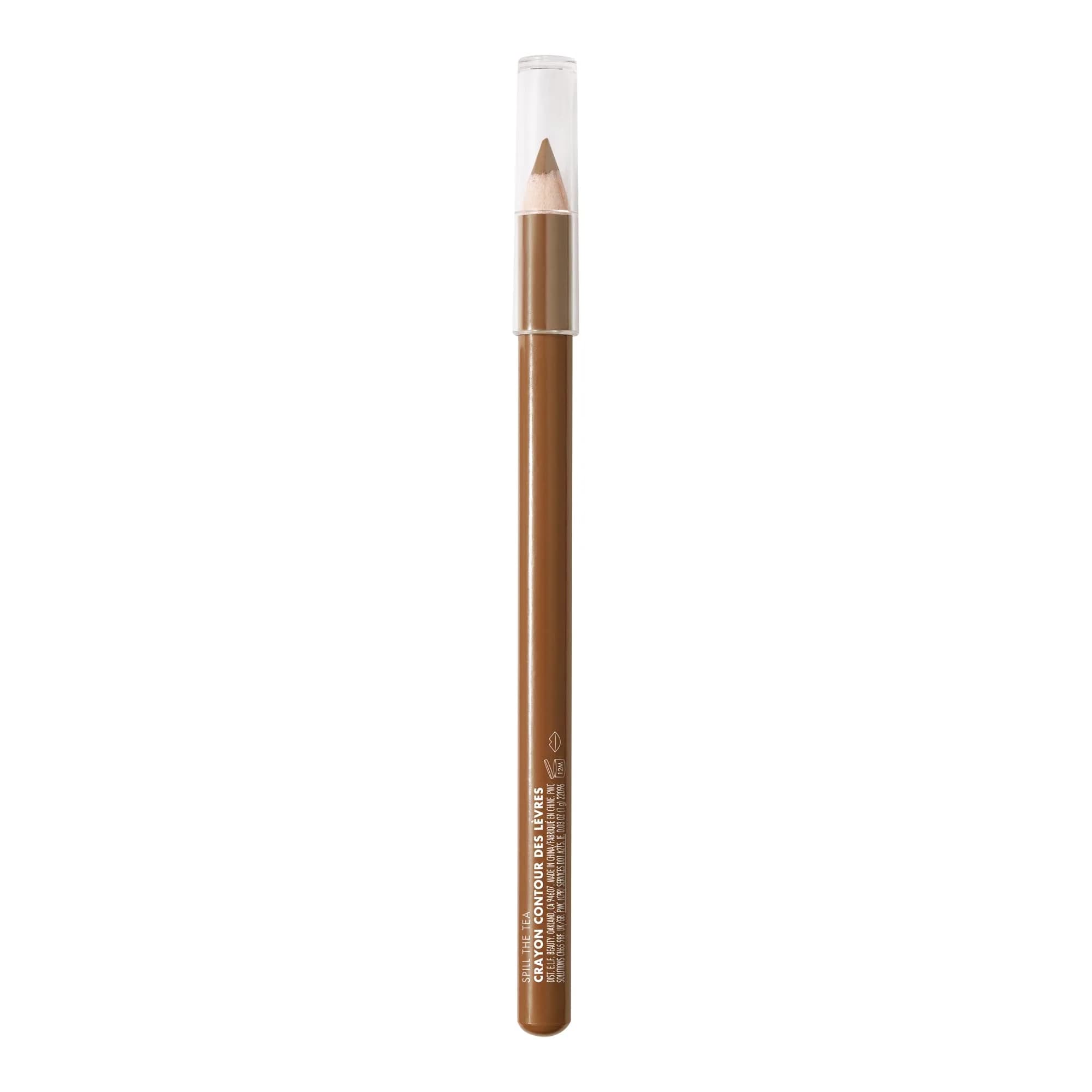 e.l.f. Cream Glide Lip Liner Spill the Tea | Smooth Semi-Matte Finish, Vegan & Cruelty-Free - view 7