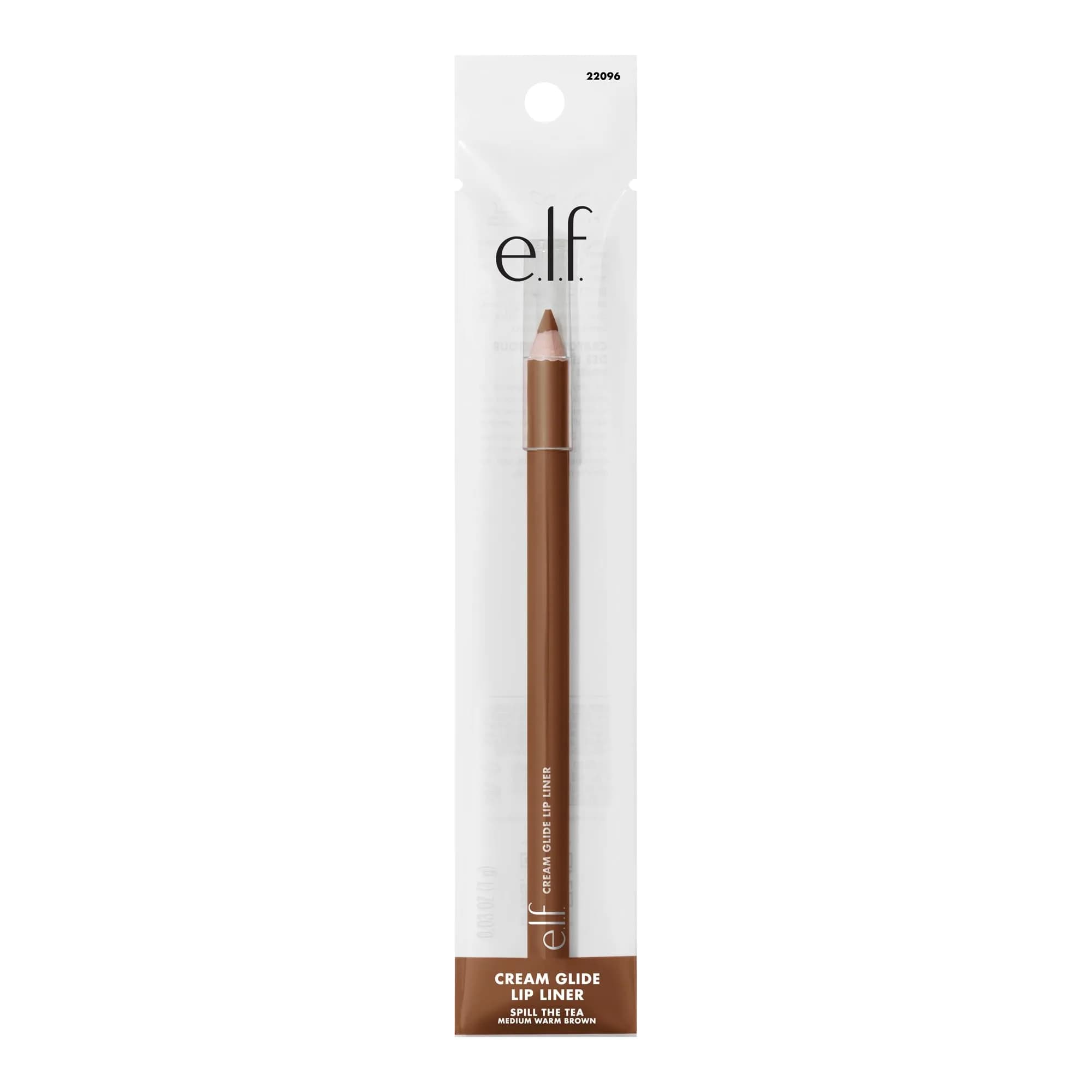 e.l.f. Cream Glide Lip Liner Spill the Tea | Smooth Semi-Matte Finish, Vegan & Cruelty-Free - view 8