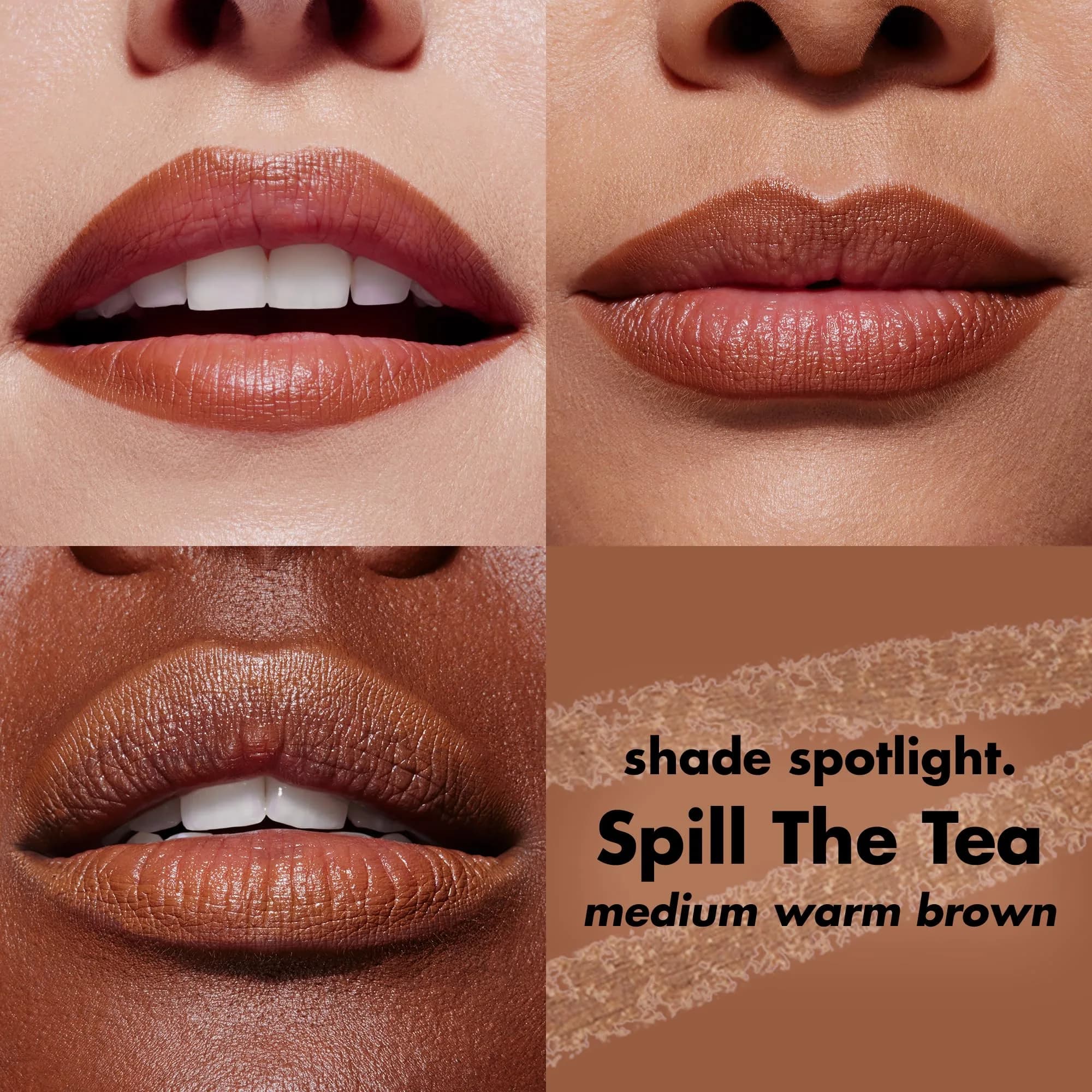 e.l.f. Cream Glide Lip Liner Spill the Tea | Smooth Semi-Matte Finish, Vegan & Cruelty-Free - view 2