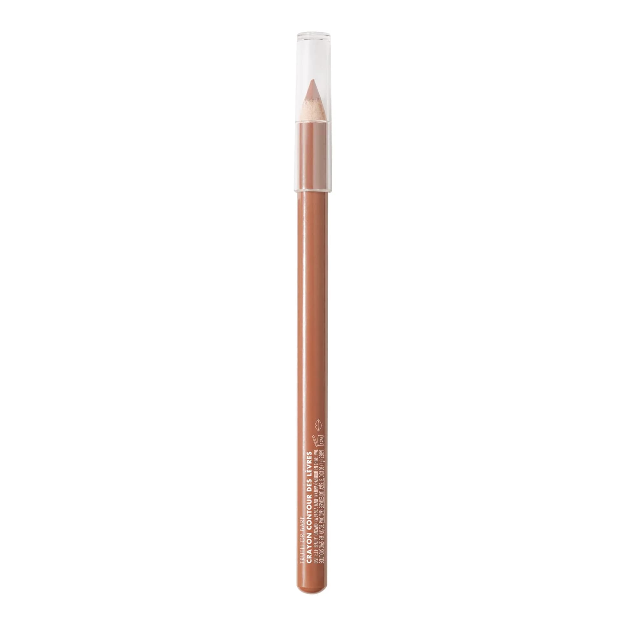e.l.f. Cream Glide Lip Liner, Truth or Bare | Smooth Semi-Matte Finish, Vegan & Cruelty-Free - view 7