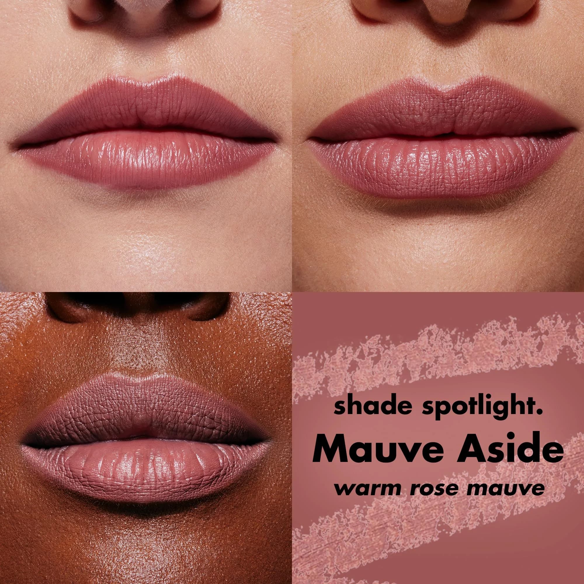 e.l.f. Cream Glide Lip Liner, Mauve Aside (0.03 oz / 0.85 g) | Smooth Semi-Matte Finish - view 2