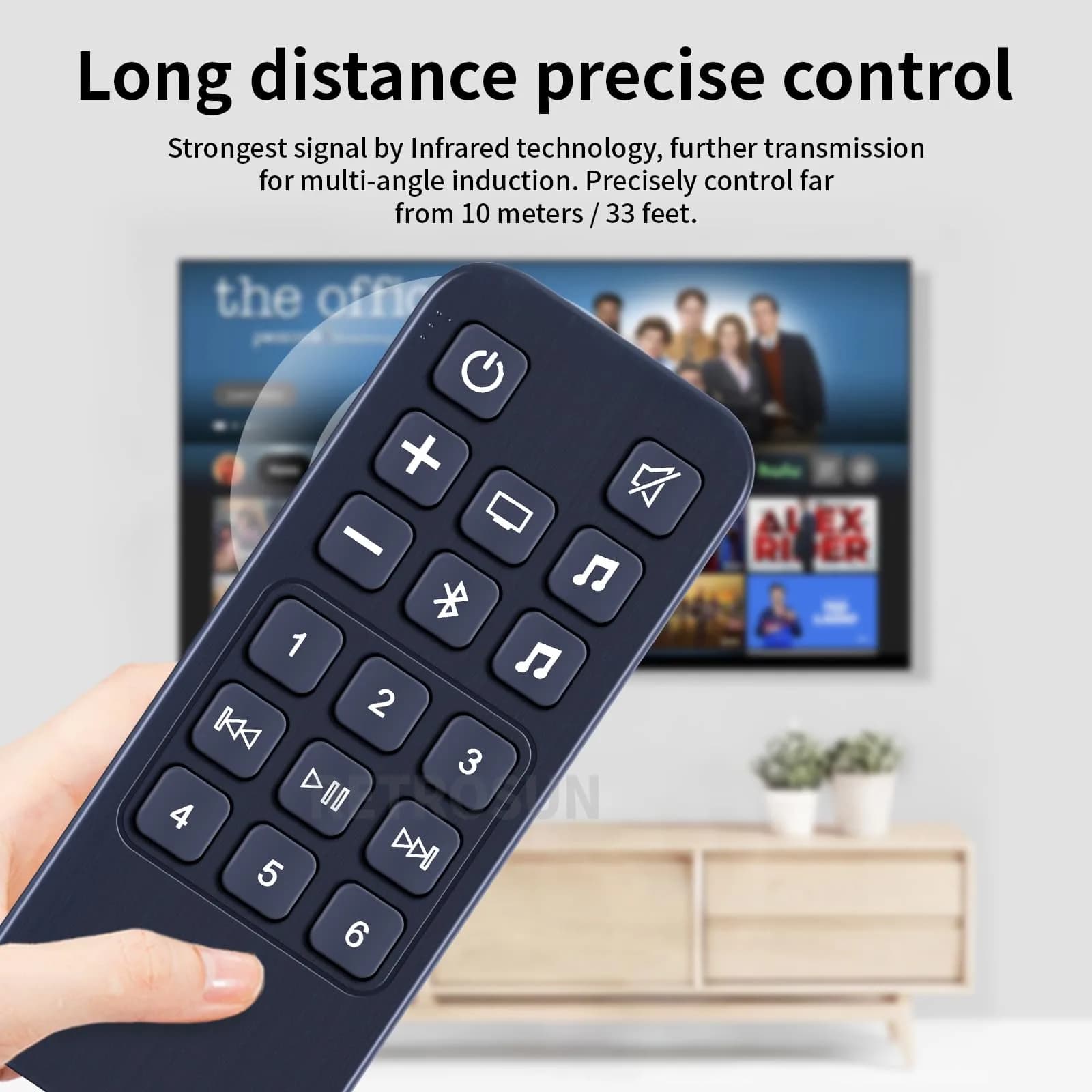 RETROSUN Replacement Remote Control for Bose Smart Sound Bar 900 500 | Infrared Connectivity, 8m Range - view 6