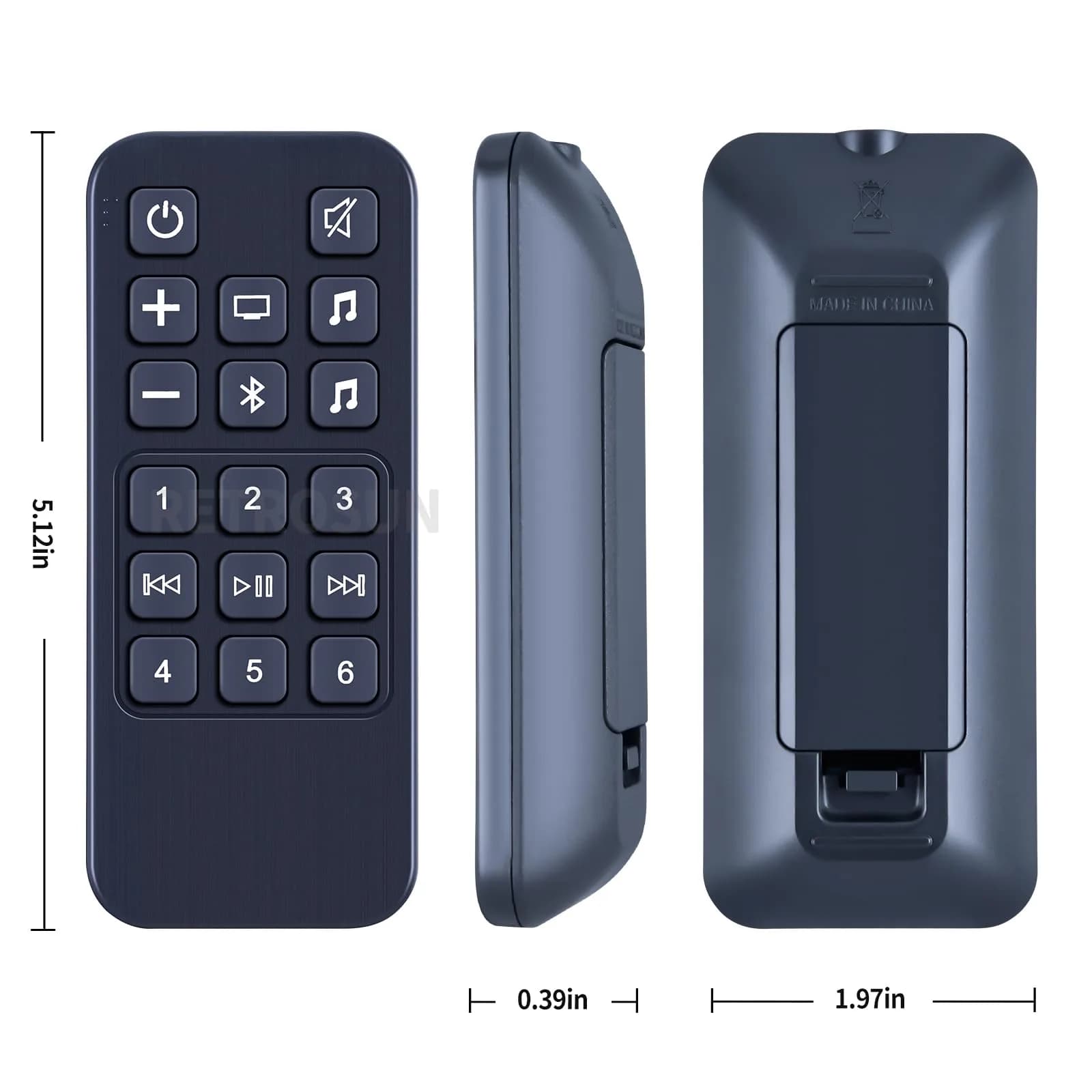 RETROSUN Replacement Remote Control for Bose Smart Sound Bar 900 500 | Infrared Connectivity, 8m Range - view 8