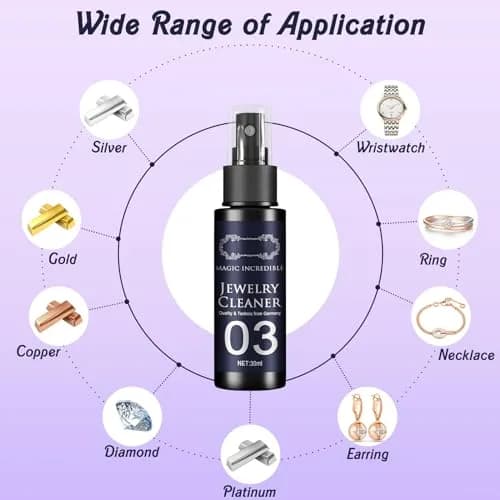 iaredon Jewelry Cleaner 30ml | Fast, Safe & Effective Jewelry Shine Solution thumbnail 6