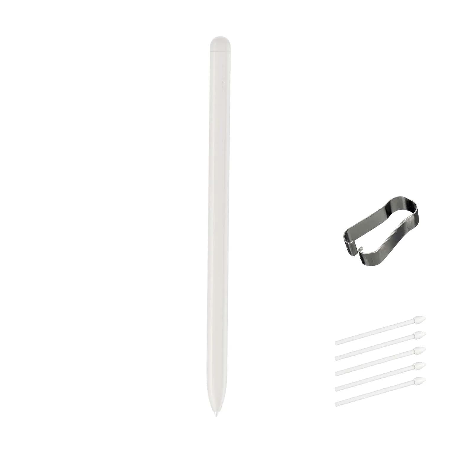 CaoXiong Galaxy Tab S9 FE S Pen Replacement | 4096 Pressure Levels, Purple, Compatible with Samsung Galaxy Tab S9 FE/S9 FE+ (70-120c) — Silvery