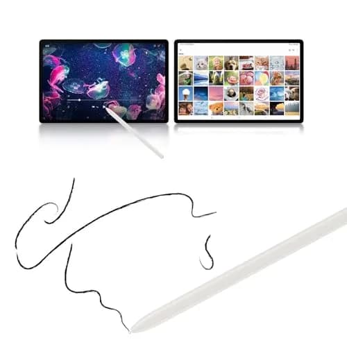 CaoXiong Input Pen for Samsung Galaxy Tab S9 FE/S9 FE+ | 4096 Pressure Levels, Metal Body, Silvery thumbnail 4