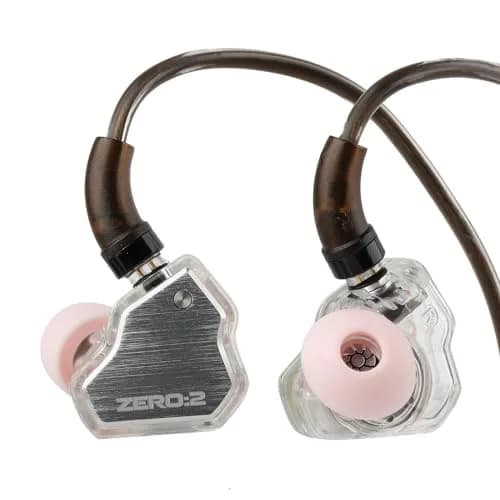 Linsoul 7Hz x Crinacle Zero:2 Wired In-Ear Monitor Earphones 1.25m (4.1ft) Cable | Audiophile-Tuned Dynamic Driver IEMs thumbnail 1