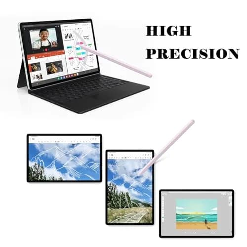 CaoXiong Galaxy Tab S9 FE S Pen Replacement | 4096 Pressure Levels, Purple, Compatible with Samsung Galaxy Tab S9 FE/S9 FE+ (70-120c) thumbnail 6