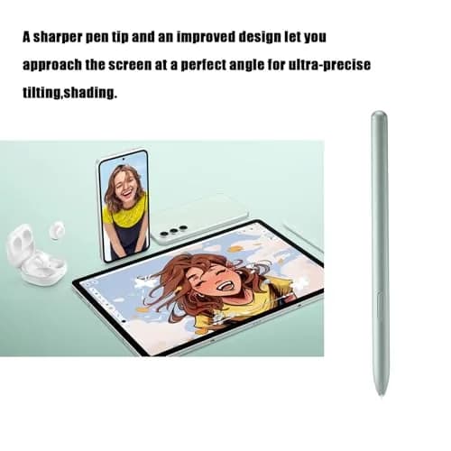 Alovexiong Galaxy Tab S9 FE Stylus Pen for Samsung Galaxy Tab S9 FE /S9 FE Plus, Green | 4096 Pressure Levels, Natural Feel thumbnail 3