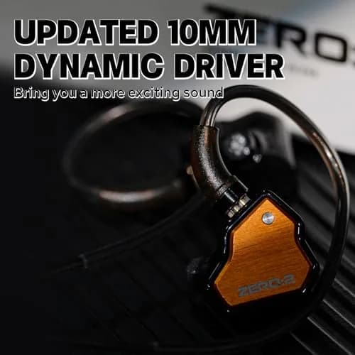 Linsoul 7Hz x Crinacle Zero:2 Wired In-Ear Monitor Earphones 10mm Dynamic Driver | Sound Isolation thumbnail 3