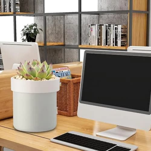 Younion Flower Pot Diversion Safe, Secret Hidden Safe, White 129ml (4.8"D x 5.2"H) thumbnail 7