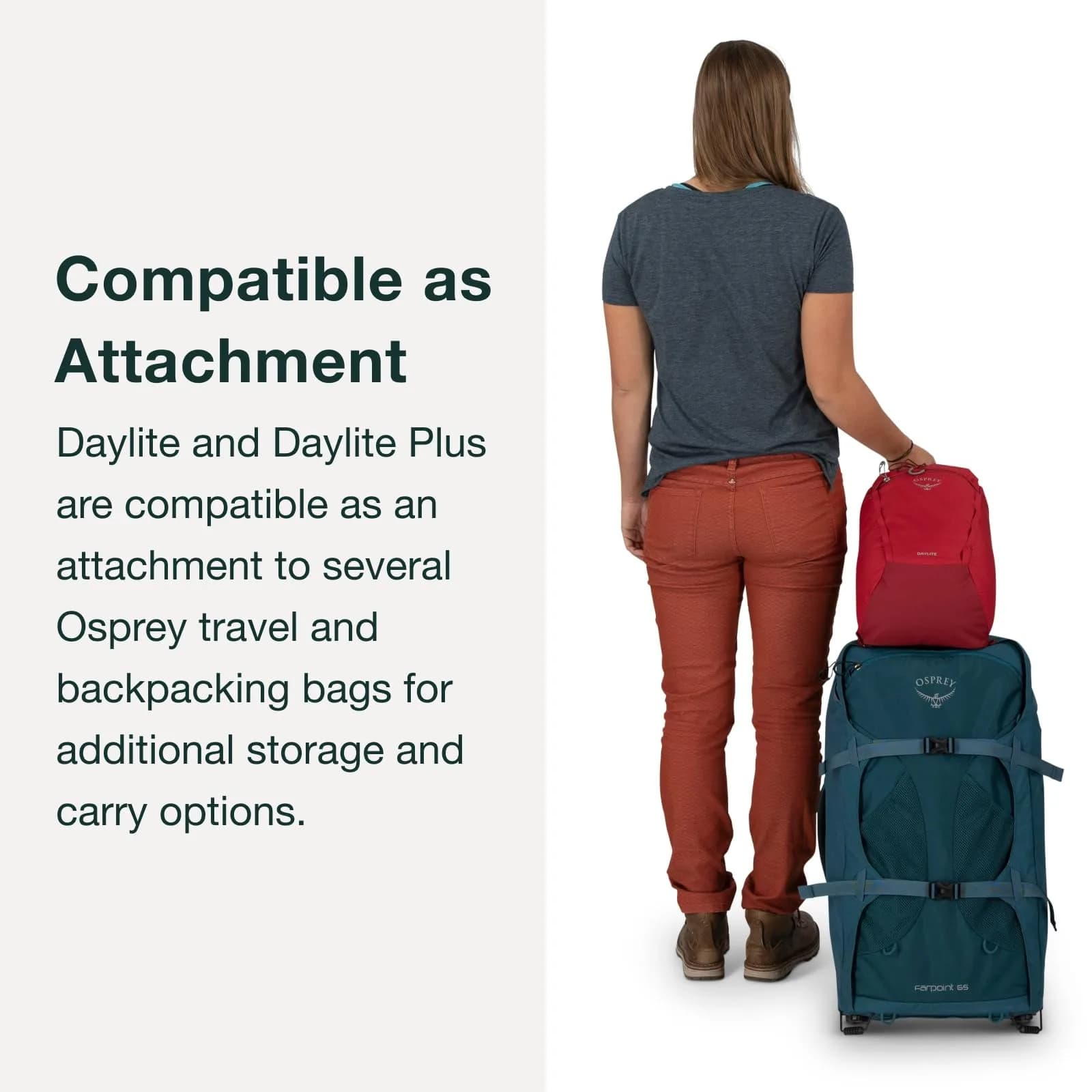 Osprey Daylite Plus Commuter Backpack 20L (1.29lb) | Tan Concrete Everyday Carry - view 5