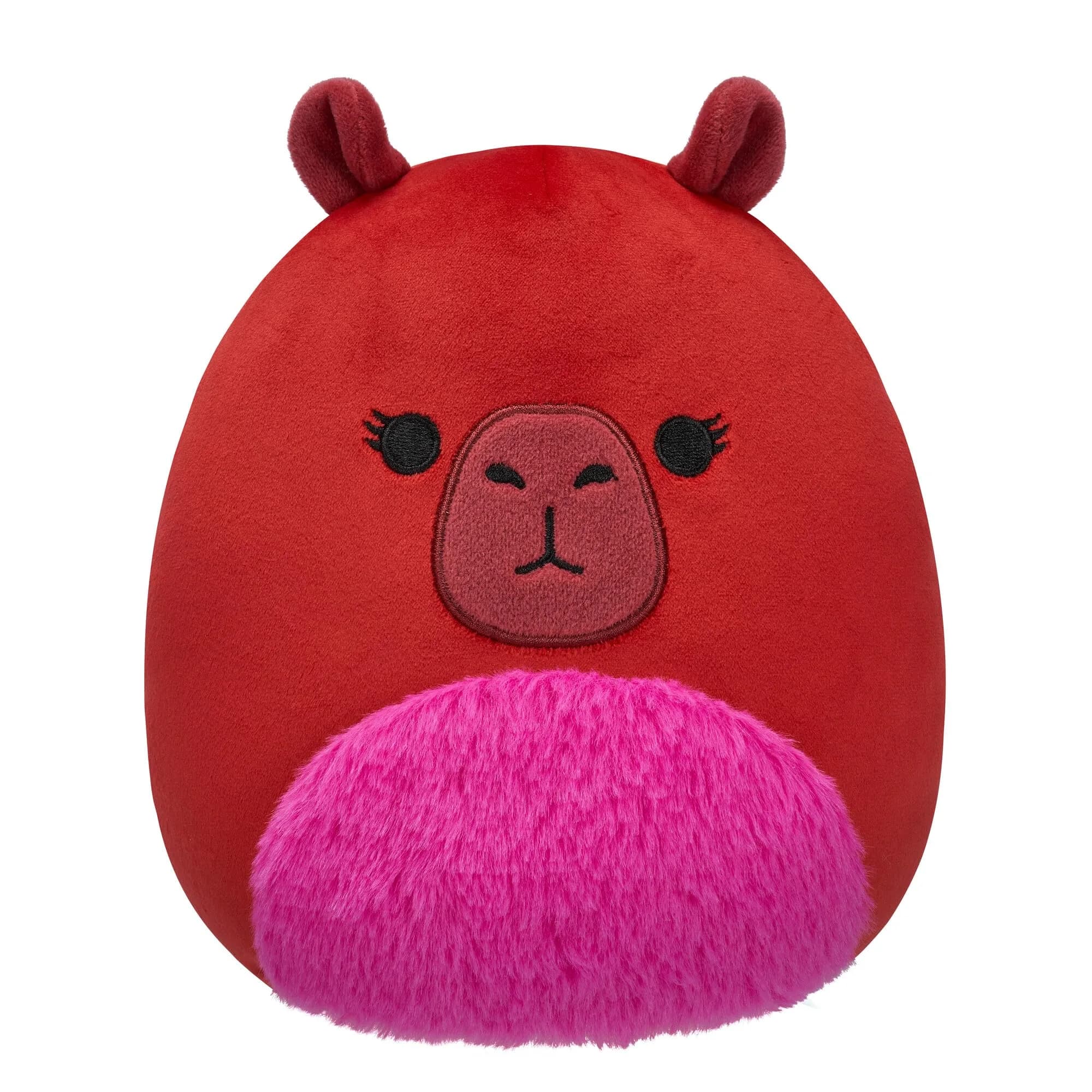 Squishmallows Original 8-Inch Pierogi Banana Monkey | Official Plush Toy for Kids & Collectors — Maroon Capybara