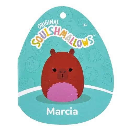 Squishmallows Original 8-Inch Marcia Maroon Capybara | Ultrasoft Plush Toy for Kids & Collectors thumbnail 3