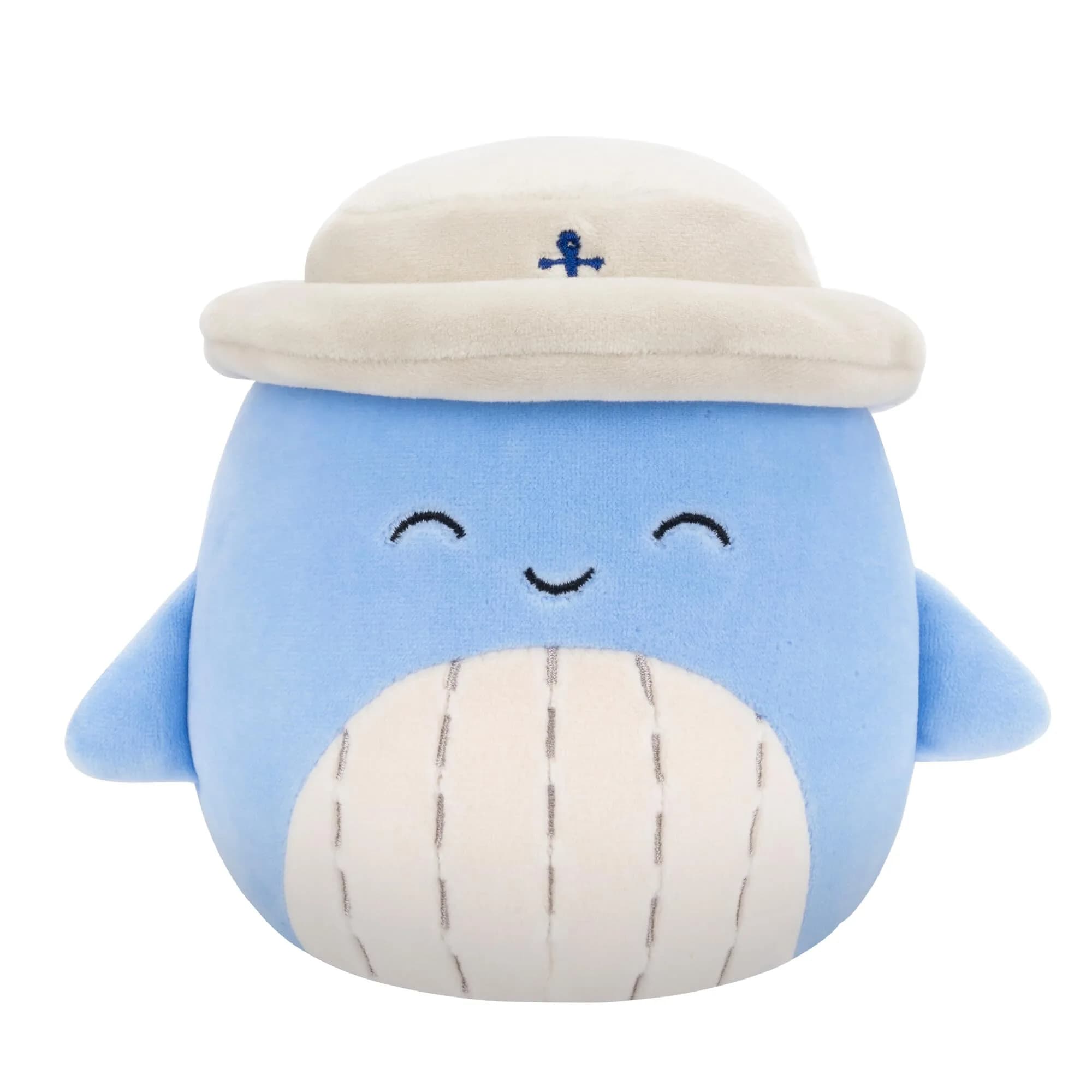Squishmallows Original 5-Inch Samir Blue Whale Plush Toy | Official Jazwares Stuffed Animal — Blue Whale