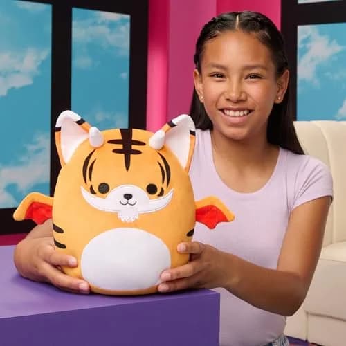 Squishmallows Adopt Me! 8-Inch Winged Tiger Plush - Ultra-Soft Official Jazwares Toy thumbnail 4