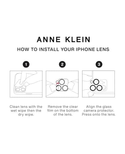 Anne Klein Saffiano Vegan Leather Apple iPhone 14 Pro Case | Stylish Wallet with Card Slots thumbnail 2