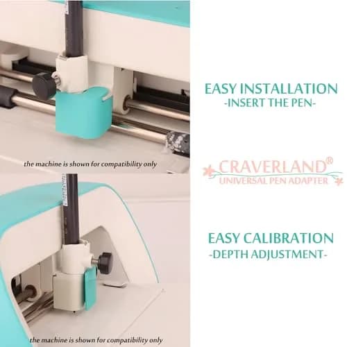 CRAVERLAND Universal Pen Adapter Set for Joy/Joy 2 & Joy Xtra, 2-Pack | Compatible with Sharpie, Crayola, Sakura Hard-Tip Pens (<0.47" Shaft) thumbnail 5