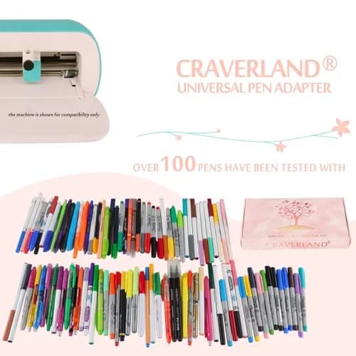 CRAVERLAND Universal Pen Adapter Set for Joy/Joy 2 & Joy Xtra, 2-Pack | Compatible with Sharpie, Crayola, Sakura Hard-Tip Pens (<0.47" Shaft) thumbnail 6