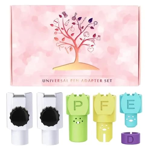 CRAVERLAND Universal Pen Adapter Set for Joy/Joy 2 & Joy Xtra, 2-Pack | Compatible with Sharpie, Crayola, Sakura Hard-Tip Pens (<0.47" Shaft) thumbnail 1