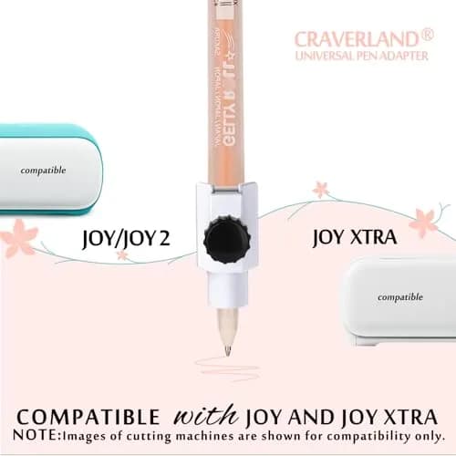 CRAVERLAND Universal Pen Adapter Set for Joy/Joy 2 & Joy Xtra, 2-Pack | Compatible with Sharpie, Crayola, Sakura Hard-Tip Pens (<0.47" Shaft) thumbnail 3