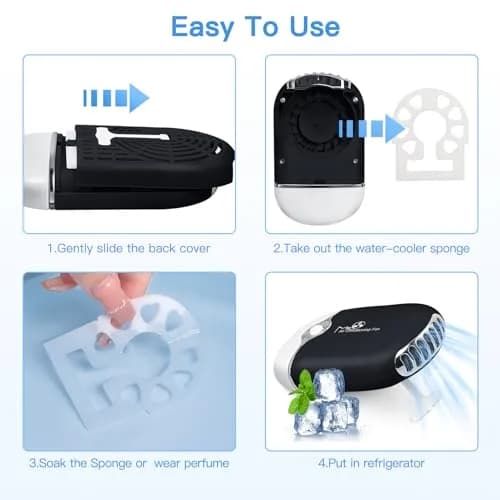 mlogiroa Lash Fan Mini Portable for Eyelash Extension | Rechargeable USB C Eyelash Dryer (Small 1.18 in x 2.7 in x 4.7 in) thumbnail 2