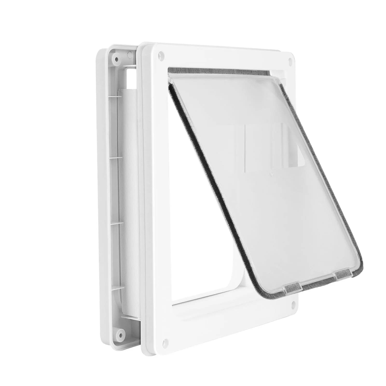 Lessmon Large Magnetic Locking Dog Door 44cm (17.1in) Tall | Weatherproof & Secure Pet Access - main product image