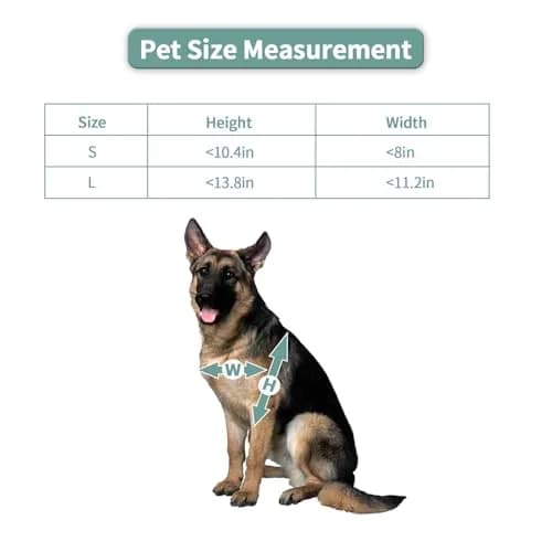Lessmon Large Magnetic Locking Dog Door 44cm (17.1in) Tall | Weatherproof & Secure Pet Access thumbnail 3