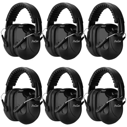 ProCase NRR 28dB Noise Cancelling Earmuffs | ANSI S3.19 Certified Passive Hearing Protection thumbnail 1