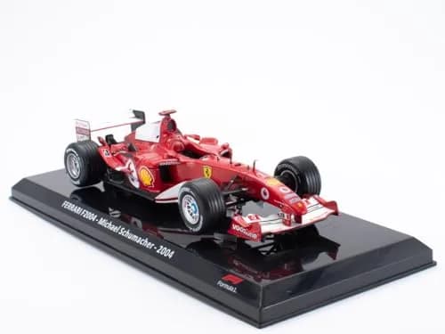 OPO 10 Formula 1 1/24 Car Compatible with Ferrari F2004 | Metal Model for Collectors thumbnail 5