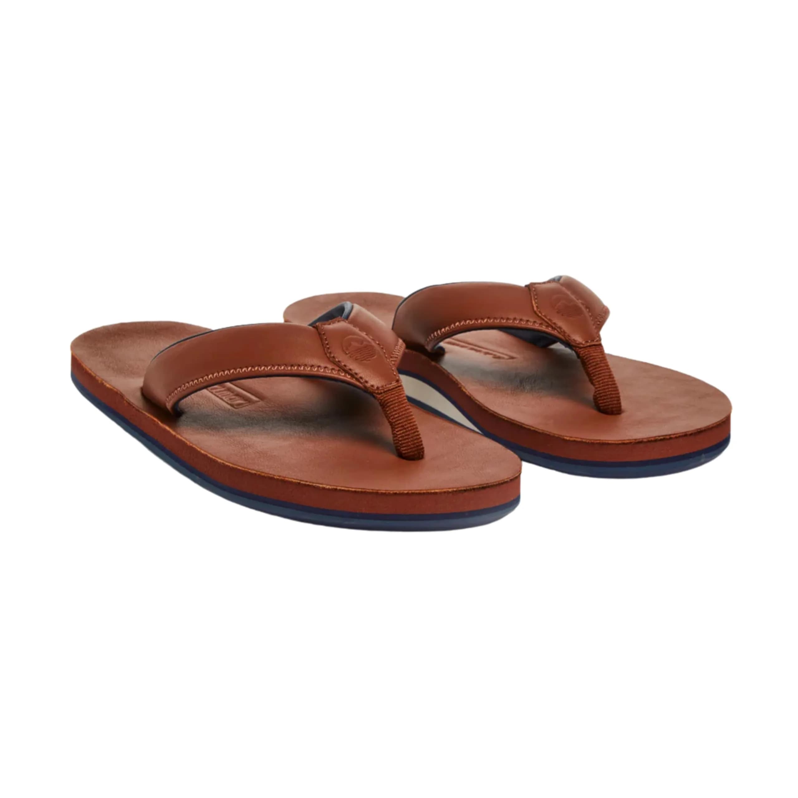 Hari Mari Clipper Cask Flip Flop Waterproof Leather 13 | Nautical Water-Ready Adult Men