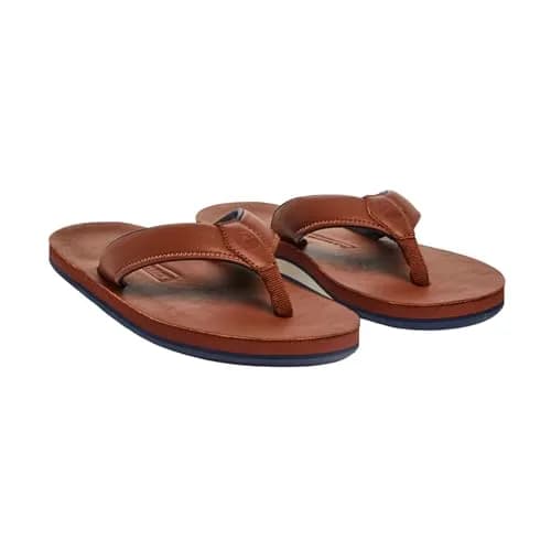 Hari Mari Clipper Cask Flip Flop Waterproof Leather 13 | Nautical Water-Ready Adult Men thumbnail 1