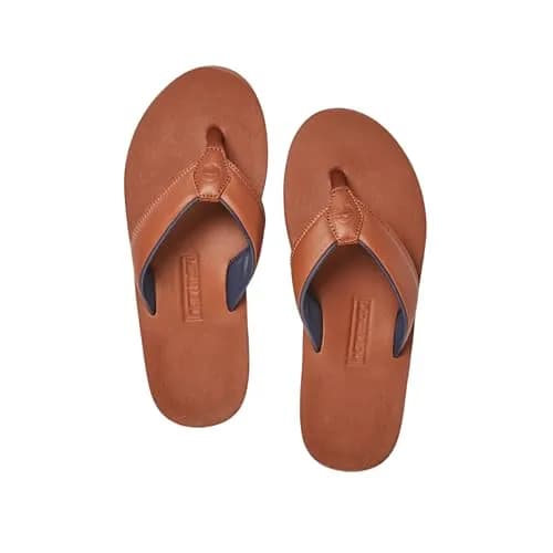 Hari Mari Clipper Cask Flip Flop Waterproof Leather 13 | Nautical Water-Ready Adult Men thumbnail 2