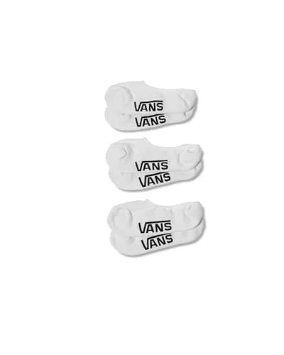 Vans Unisex Adult Classic No Show Socks 3-Pack White | Breathable, Low-Cut, Comfortable Socks thumbnail 1