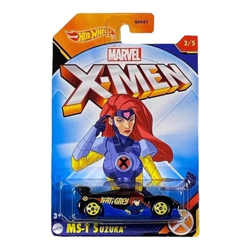 Hot Wheels X-Men Diecast 2023 Jean Grey MS-T Suzuka 2/5 1:64 Scale | Collectible Die-Cast Toy Car thumbnail 1