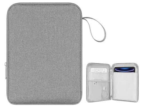 DTTO 9-11" Tablet Sleeve with Handle | Gray Portable Electronic Device Cover thumbnail 1