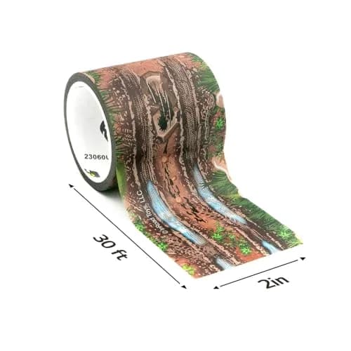 PlayTape Dirt Road Tape for Toy Cars 2.54 cm x 9.14 m (2 in. x 30 ft.) | Creates Realistic Roads for Imaginative Play thumbnail 3