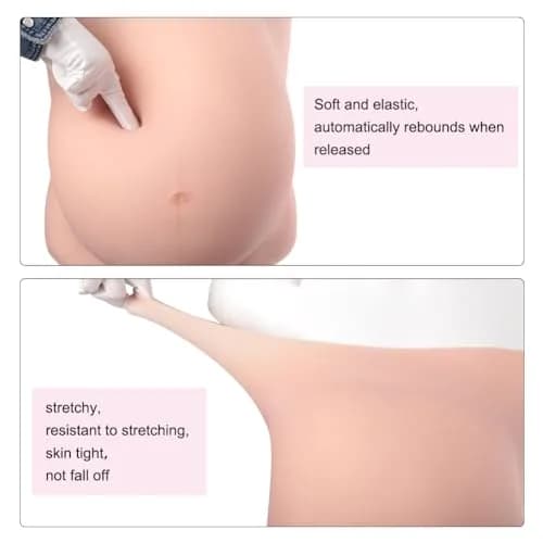 YRZGSAWJ Fake Pregnant Belly 6-10 Month | Realistic Baby Bump for Pranks & Props thumbnail 3